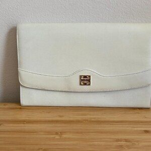 Vintage Givenchy Evening Bag Clutch Bag Gold Metal Chain